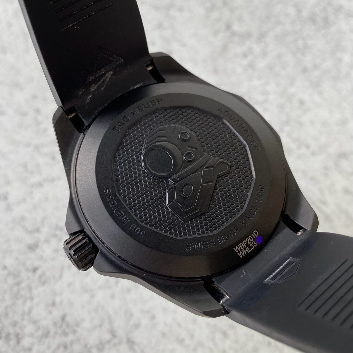 Tag Heuer Aquaracer Night Diver WBP201D Automatic Luminous Dial Watch