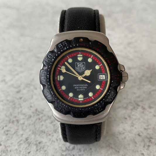 Mens Tag Heuer Formula 1 Professional 374.513 Vintage Quartz Quickset Date Watch