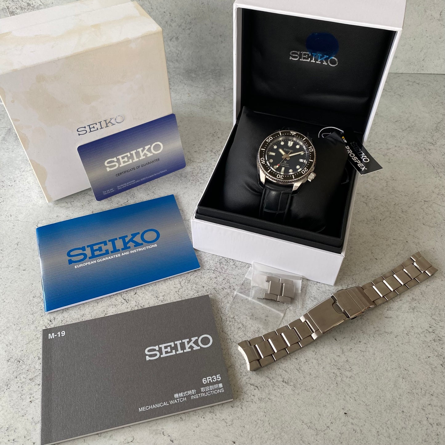 Seiko Prospex SPB187J1 Automatic 6R35-01E0 Divers Date Watch - Full Set