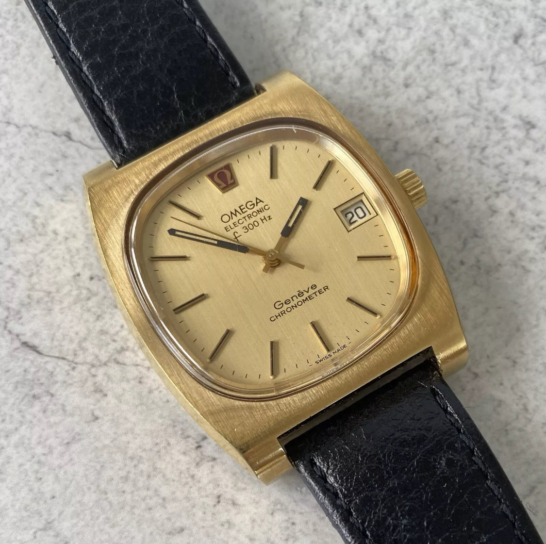 1972 Omega Genève Electronic F300Hz Ref.198.0068 Cal.1250 Watch - Needs Service