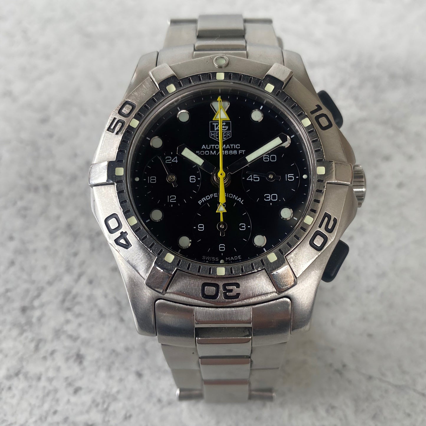 Tag Heuer Aquagraph CN211A 500m Divers Automatic Watch - Full Set