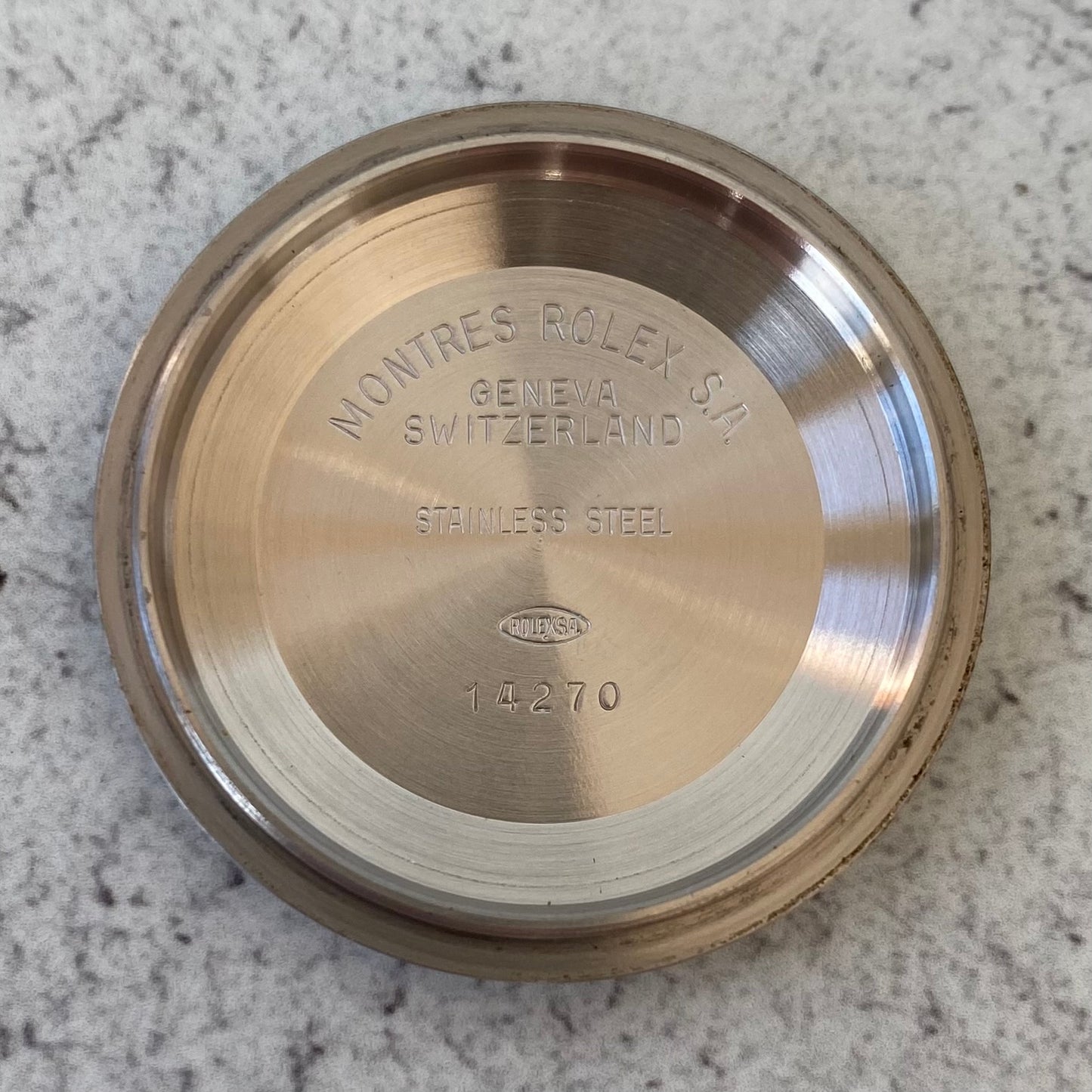 1991 Rolex Explorer Oyster Perpetual 14270 Black Dial Watch - Boxed & Papers