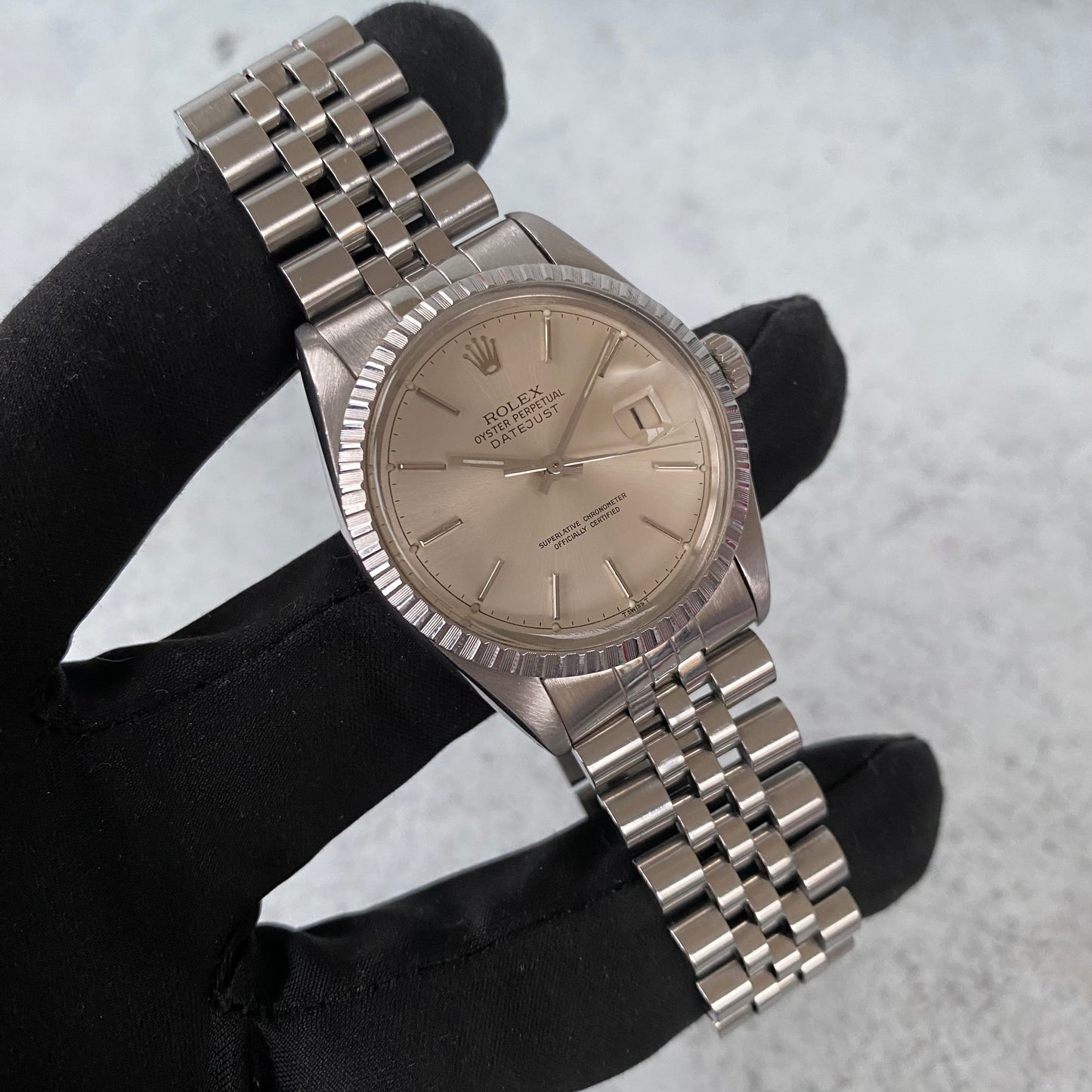 1979 Rolex Datejust Oyster Perpetual 16030 Steel Swiss Quickset Vintage Watch