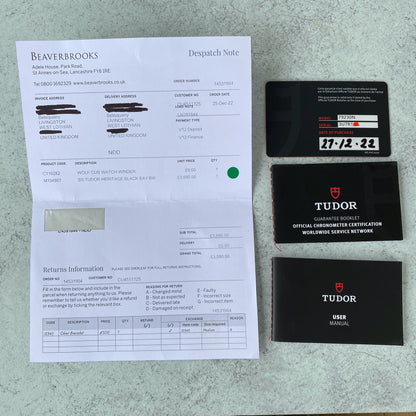 Tudor Heritage Black Bay 79230N Gilt Dial 41mm Watch