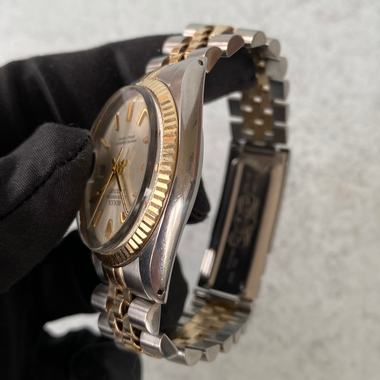 1978 Rolex Datejust Oyster Perpetual 1601 Bi-Metal Swiss Vintage Watch