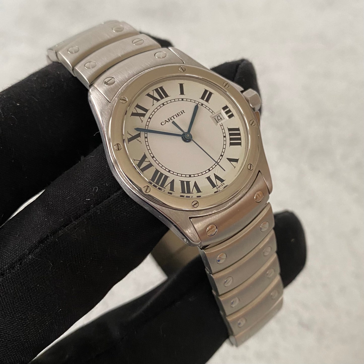 Cartier Santos Ronde 1561 Quartz Watch - Boxed