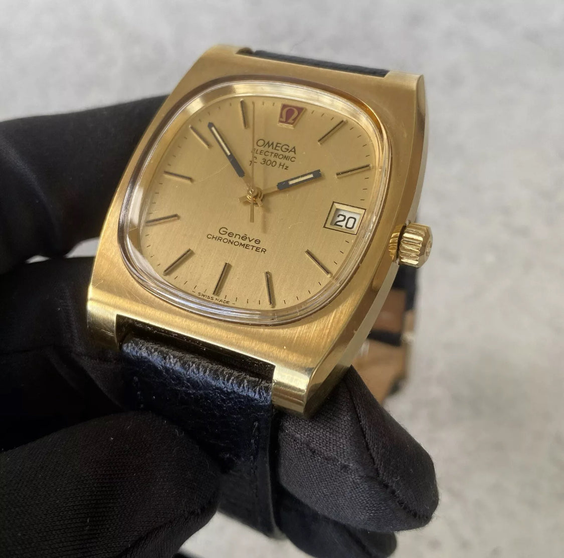 1972 Omega Genève Electronic F300Hz Ref.198.0068 Cal.1250 Watch - Needs Service