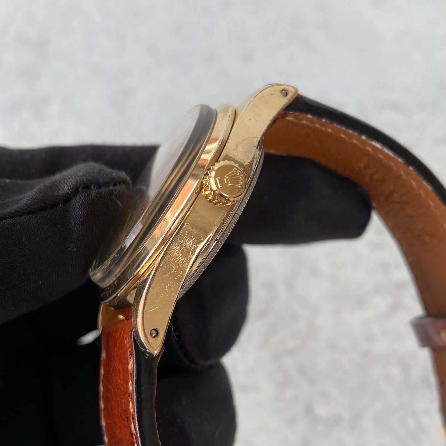 1958 Rolex Air King 5506 Super Precision Oyster Perpetual Honeycomb Dial Watch