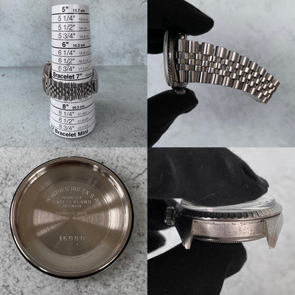 1979 Rolex Datejust Oyster Perpetual 16030 Steel Swiss Quickset Vintage Watch