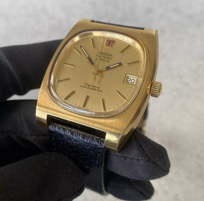 1972 Omega Genève Electronic F300Hz Ref.198.0068 Cal.1250 Watch - Needs Service