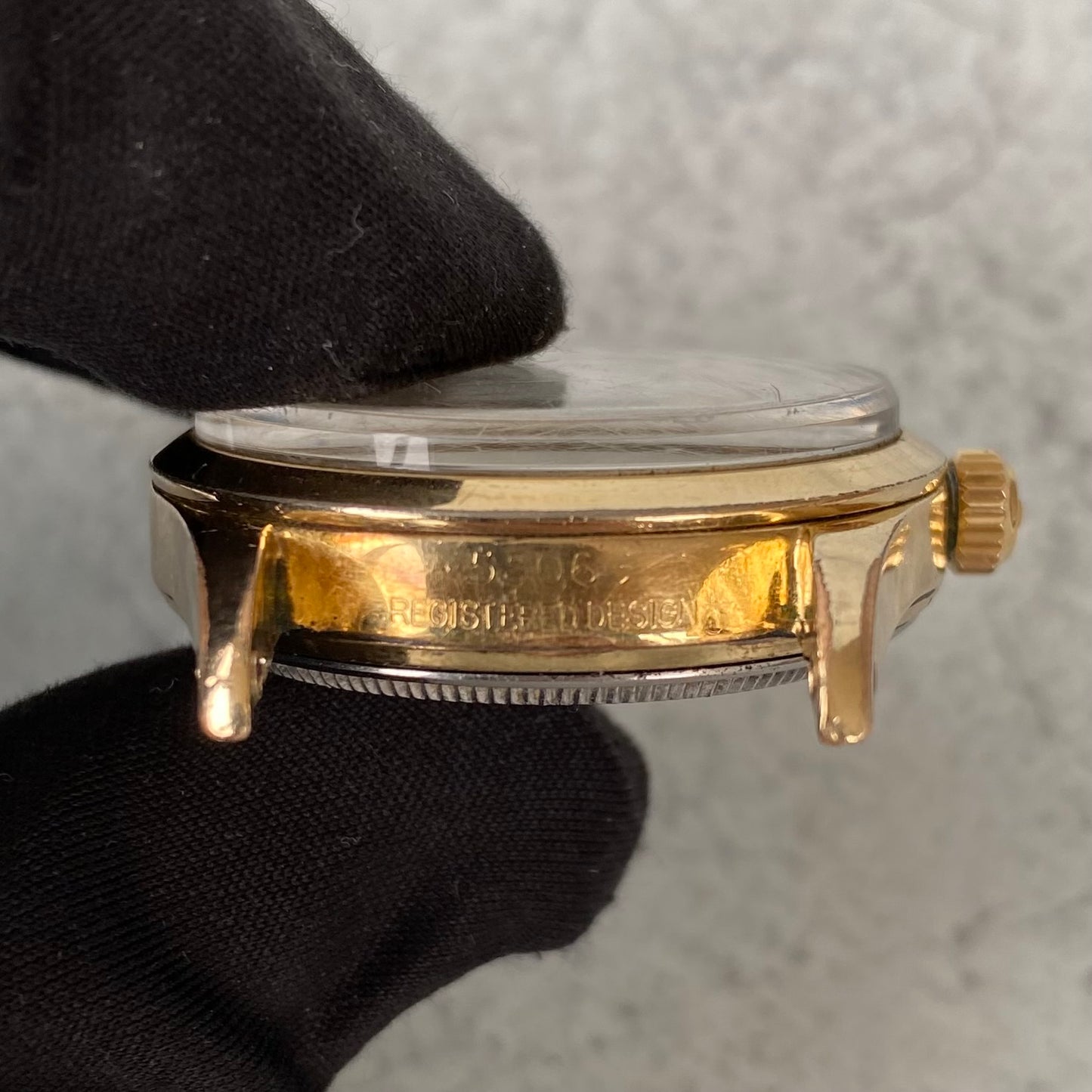 1958 Rolex Air King 5506 Super Precision Oyster Perpetual Honeycomb Dial Watch