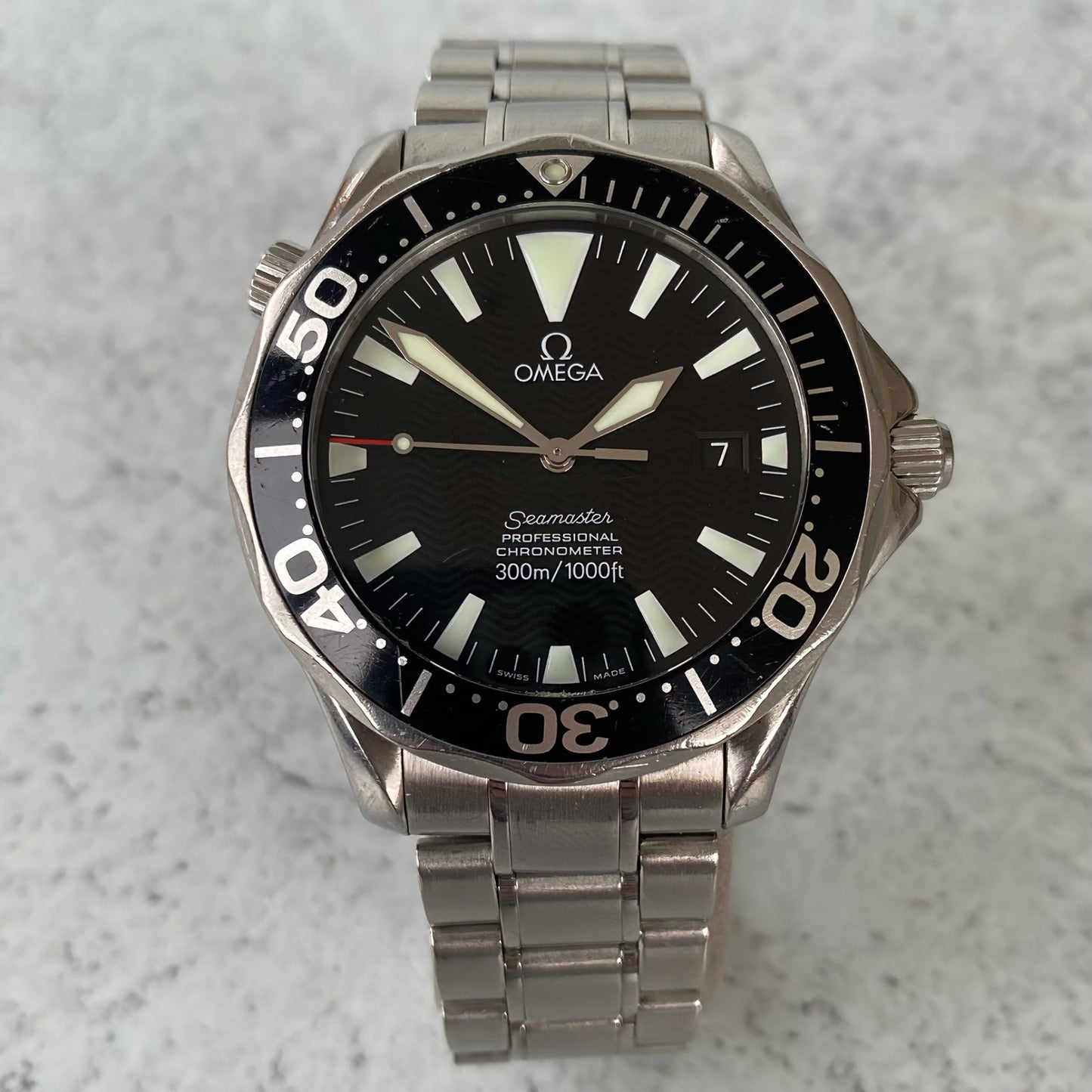 Omega Seamaster 300 Professional 2254.50.00 Automatic 41mm Watch - Full Set