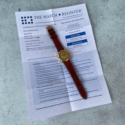 1958 Rolex Air King 5506 Super Precision Oyster Perpetual Honeycomb Dial Watch