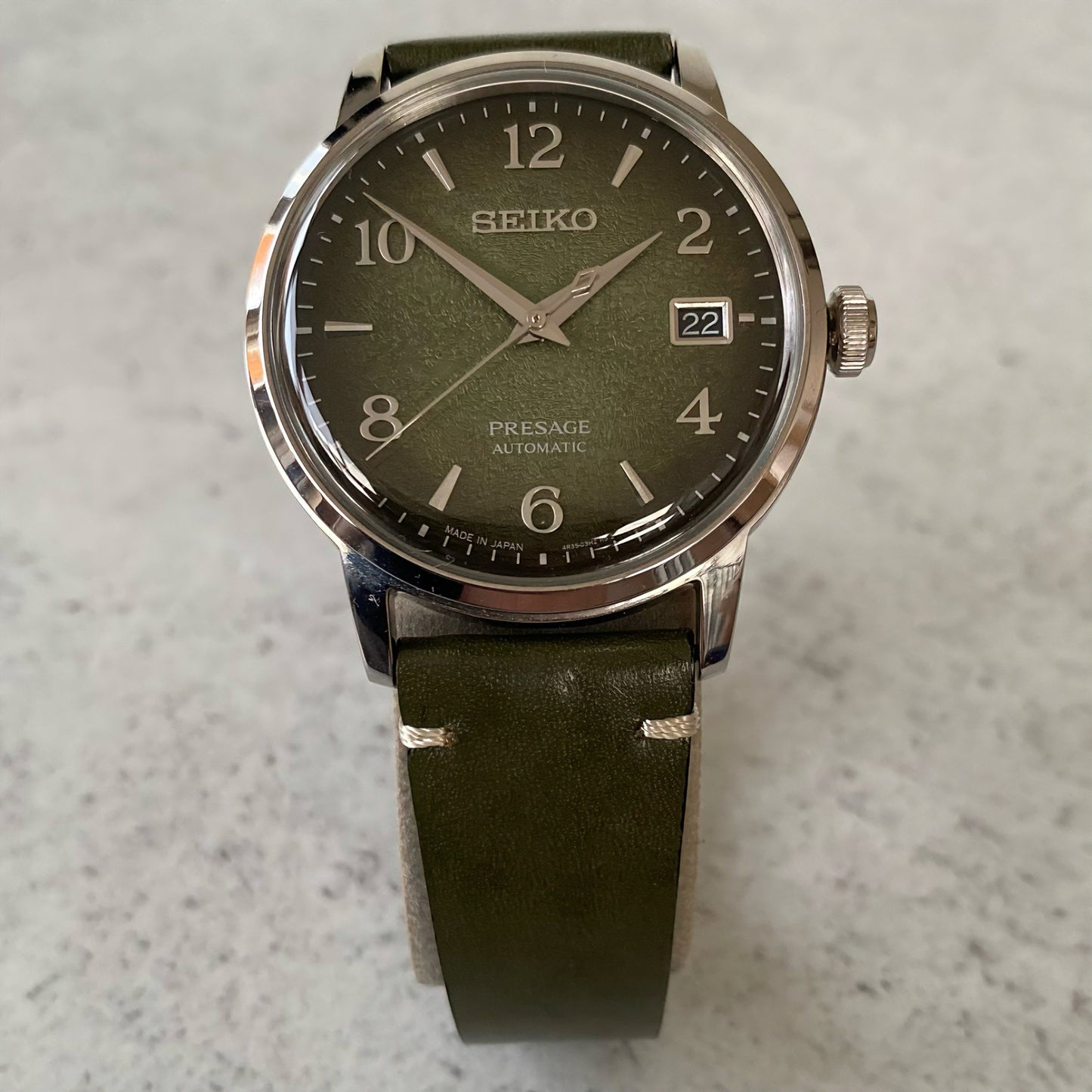 Seiko Presage Matcha SRPF41J1 Limited Edition Automatic Watch - Full Set