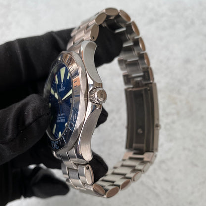 Omega Seamaster 300 Professional 2265.80.00 Blue Quartz 41mm Watch - Full Set