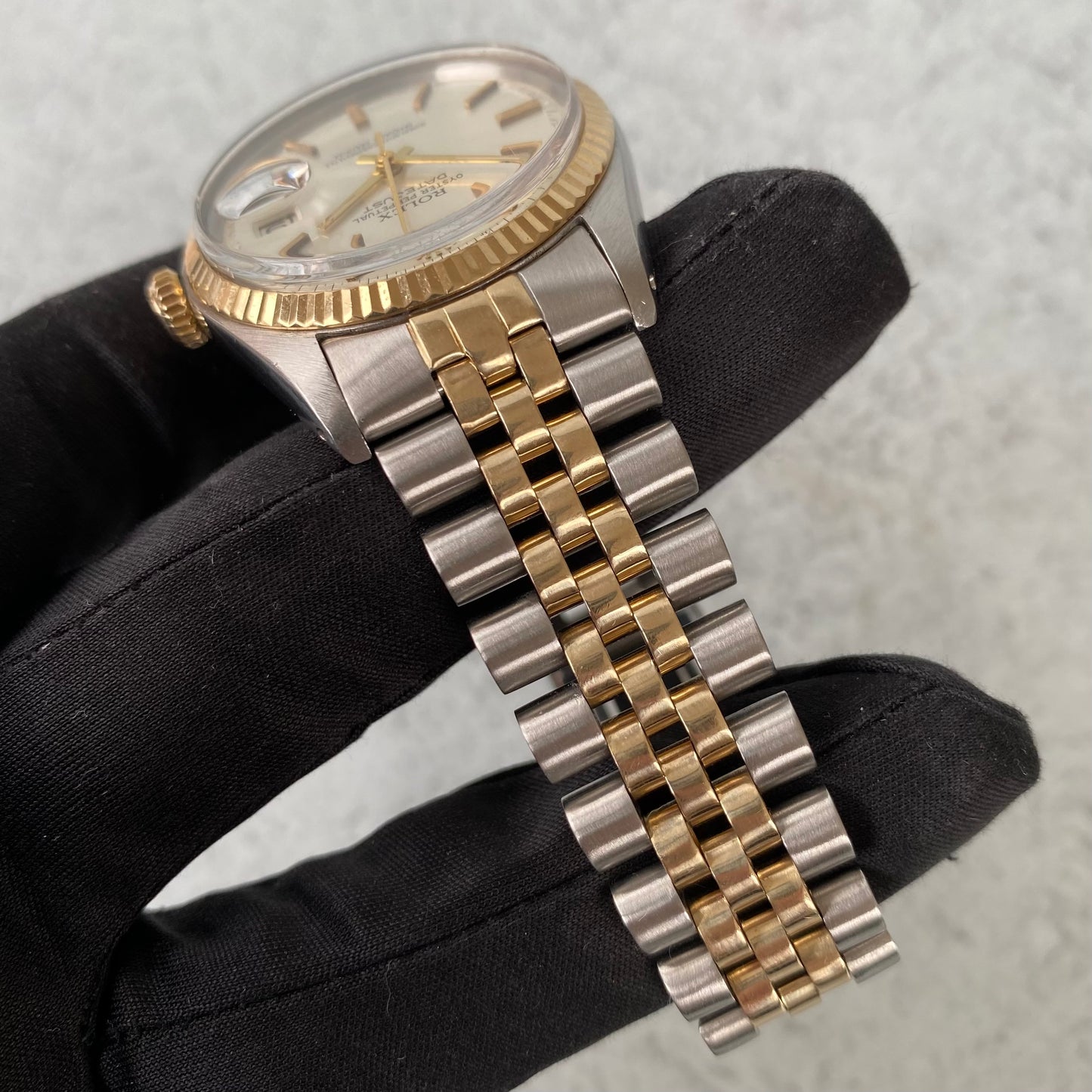 1978 Rolex Datejust Oyster Perpetual 1601 Bi-Metal Swiss Vintage Watch