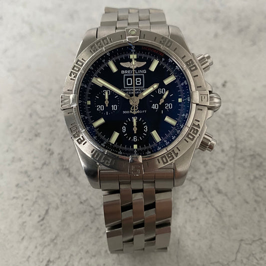 2010 Breitling Chronomat Blackbird A44359 Watch - Showcase