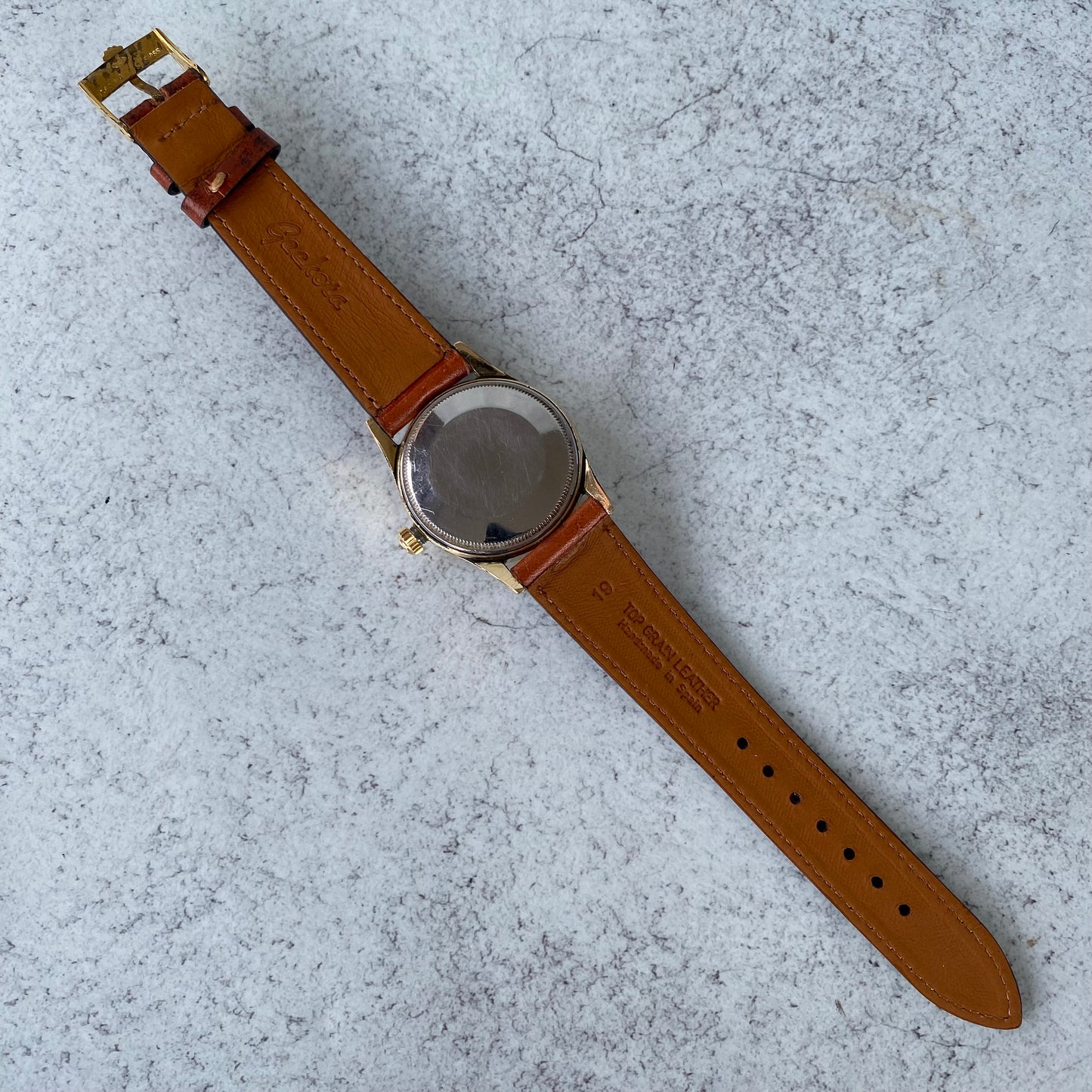 1958 Rolex Air King 5506 Super Precision Oyster Perpetual Honeycomb Dial Watch