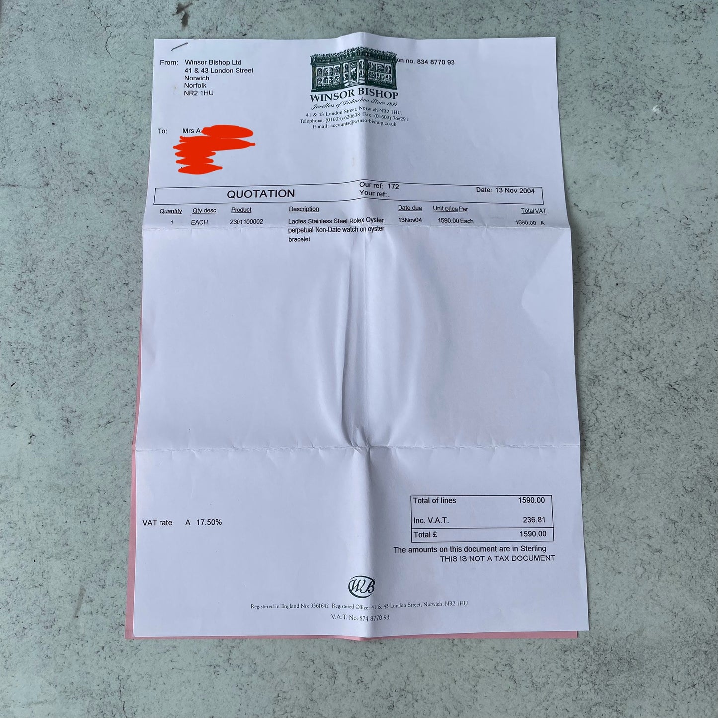 2004 Ladies Rolex Oyster Perpetual Black Dial 76080 Watch - Full Set