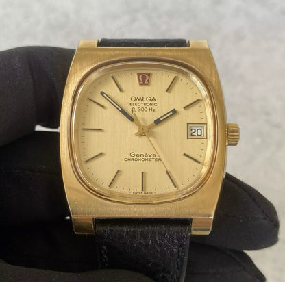 1972 Omega Genève Electronic F300Hz Ref.198.0068 Cal.1250 Watch - Needs Service