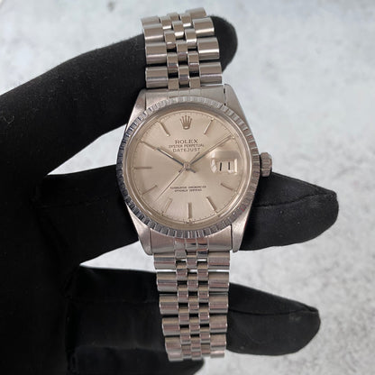 1979 Rolex Datejust Oyster Perpetual 16030 Steel Swiss Quickset Vintage Watch