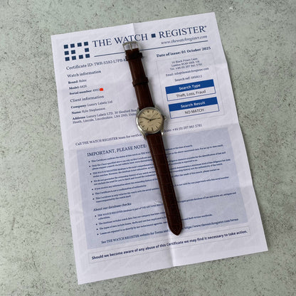 1959 Rolex Oyster Royal Precision 6426 Manual Wind Cal.1210 Swiss Vintage Watch