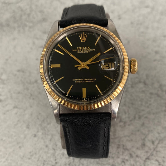 1969 Rolex Datejust 1601 18k Bi-Metal Oyster Perpetual Watch - Showcase