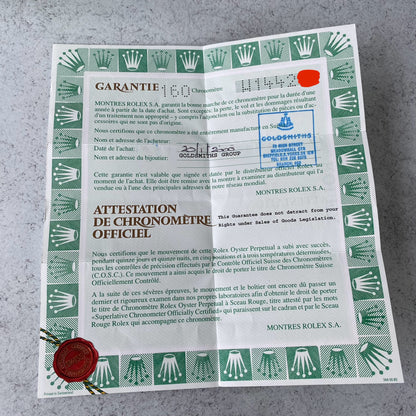 1995 Ladies Rolex 69190 Oyster Perpetual Jubilee Vintage Watch - Full Set