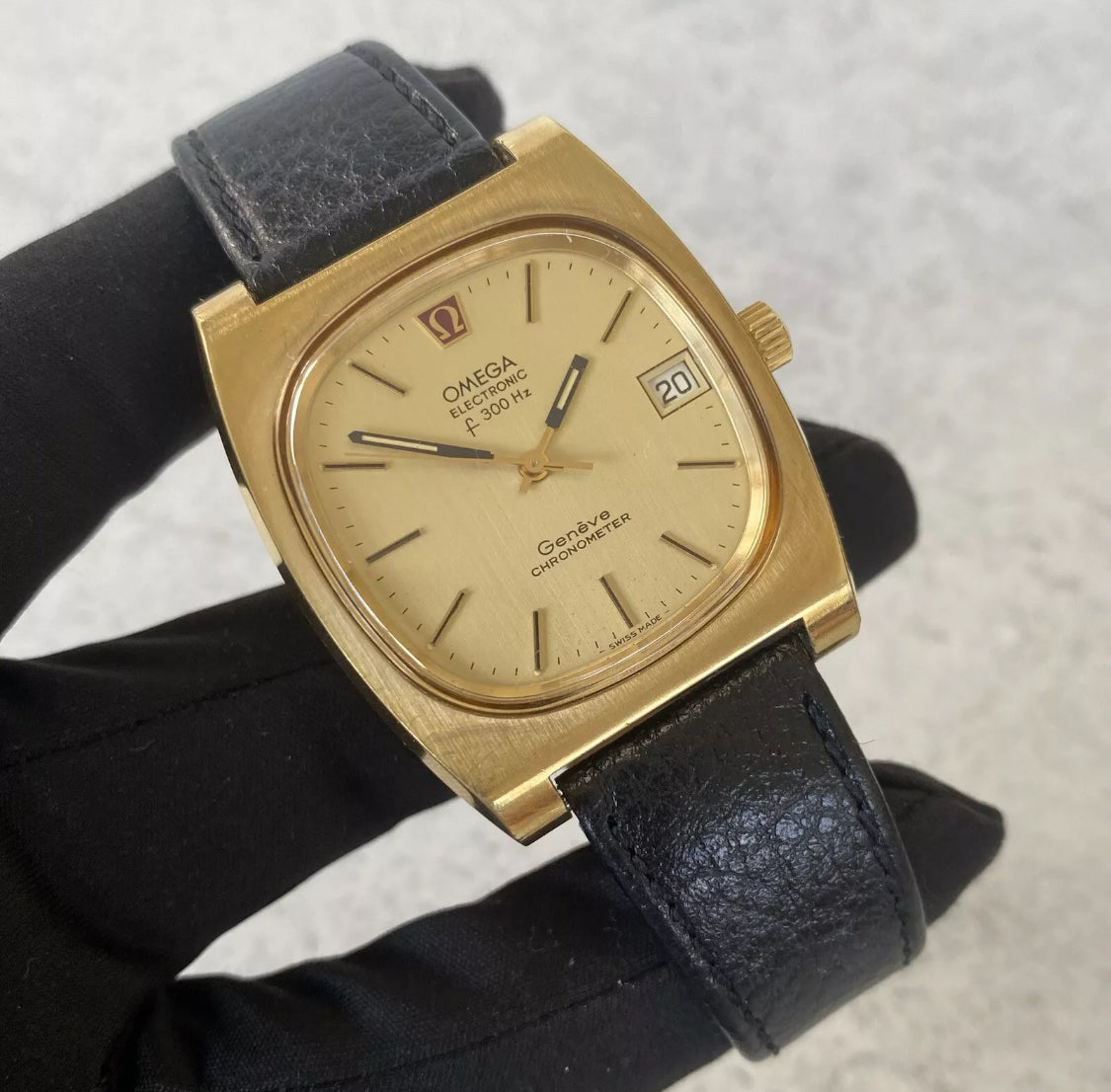 1972 Omega Genève Electronic F300Hz Ref.198.0068 Cal.1250 Watch - Needs Service