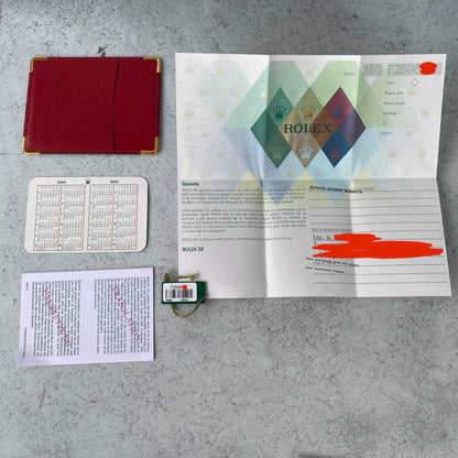 2004 Ladies Rolex Oyster Perpetual Black Dial 76080 Watch - Full Set