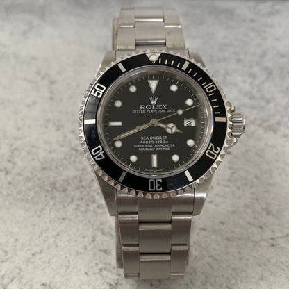 2002 Rolex Sea Dweller 16600 Oyster Perpetual Watch - Showcase