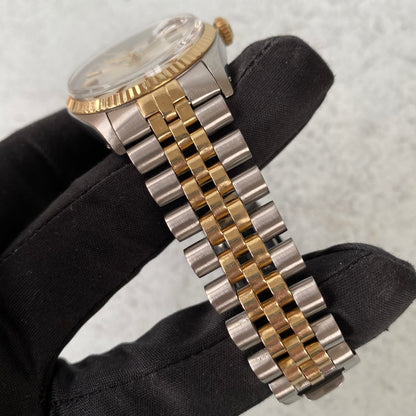 1978 Rolex Datejust Oyster Perpetual 1601 Bi-Metal Swiss Vintage Watch