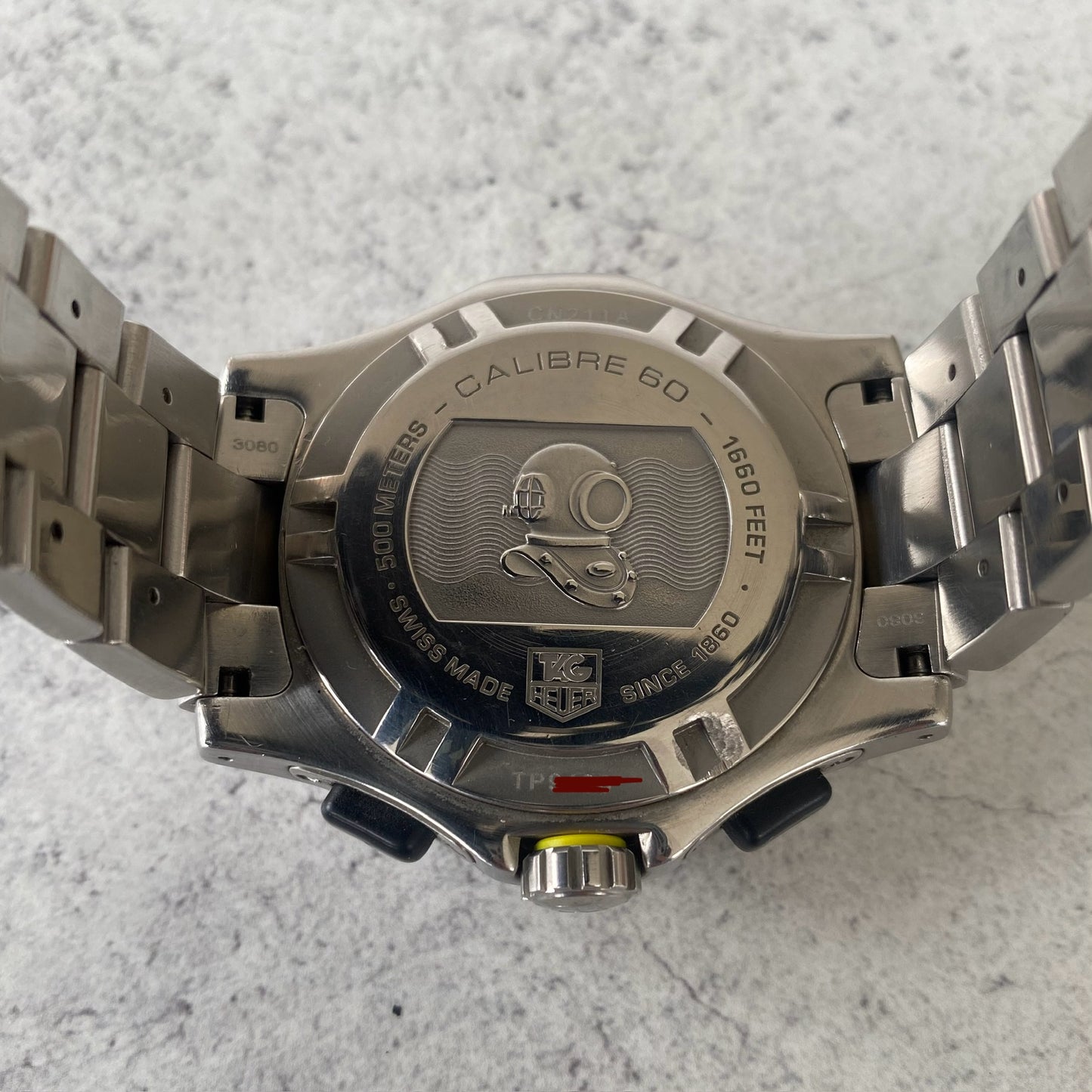 Tag Heuer Aquagraph CN211A 500m Divers Automatic Watch - Full Set