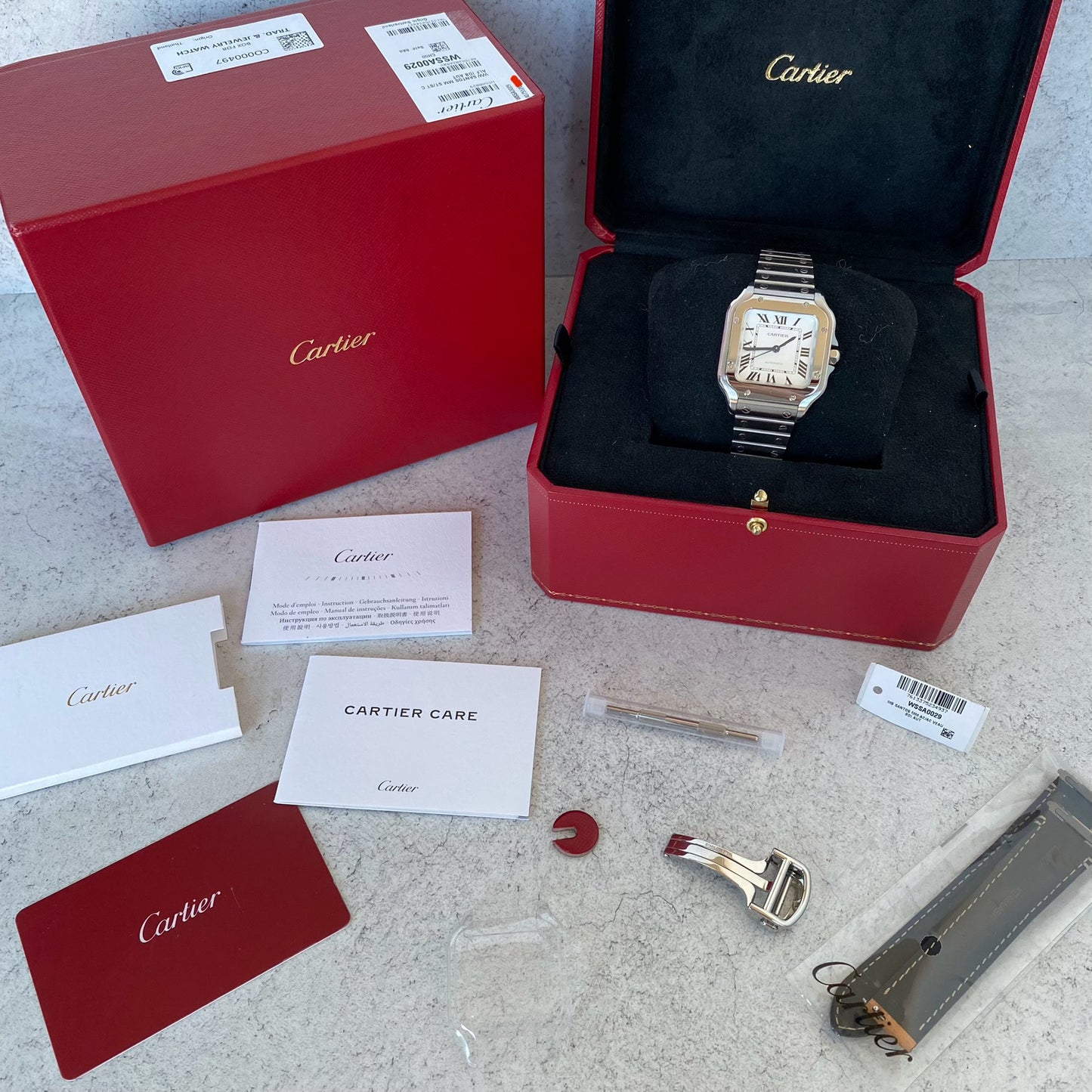 Cartier Santos De Cartier Stainless Steel Watch - Showcase