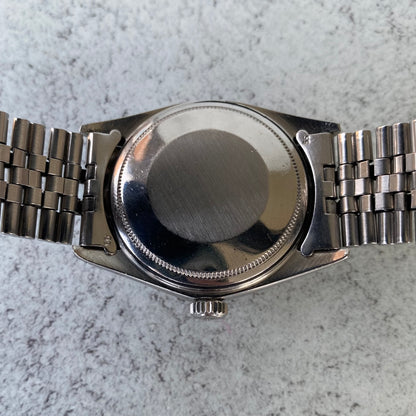 1970 Rolex Datejust Oyster Perpetual 1603 Engine Turned Bezel Swiss Watch