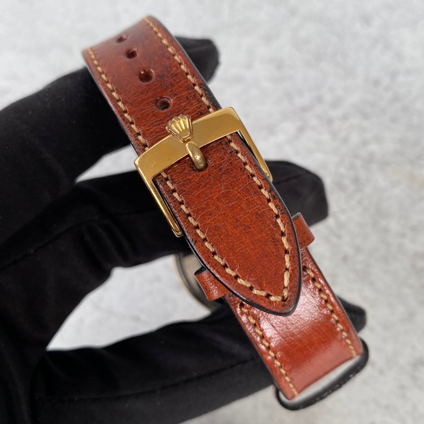 1958 Rolex Air King 5506 Super Precision Oyster Perpetual Honeycomb Dial Watch