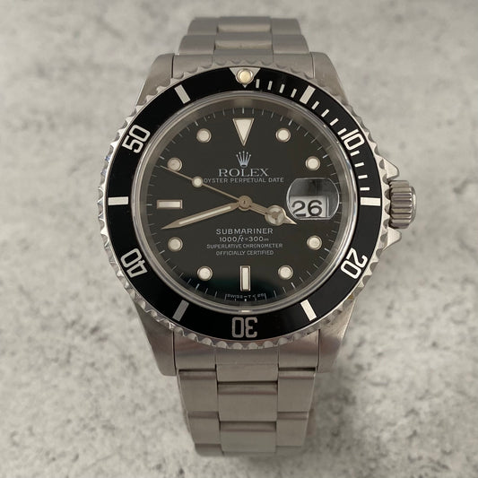 1997 Rolex Submariner Date 16610 Oyster Perpetual Watch - Showcase