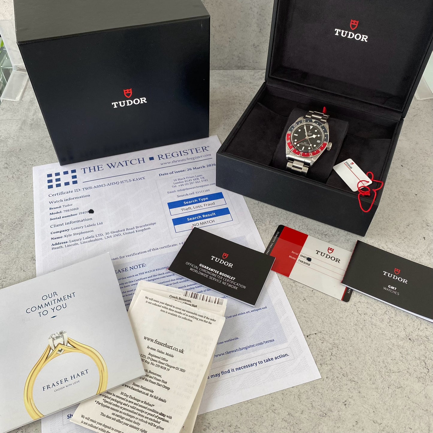 Tudor Black Bay GMT Pepsi 41mm 79830RB Watch - Showcase