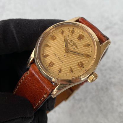 1958 Rolex Air King 5506 Super Precision Oyster Perpetual Honeycomb Dial Watch