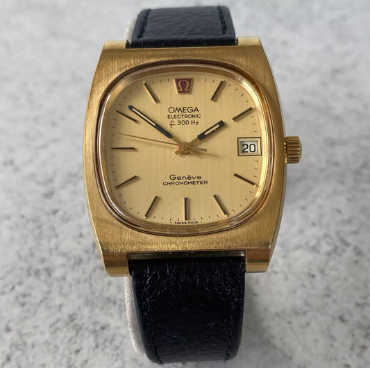 1972 Omega Genève Electronic F300Hz Ref.198.0068 Cal.1250 Watch - Needs Service