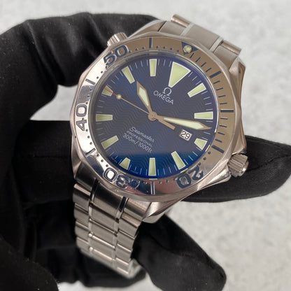 Omega Seamaster 300 Professional 2265.80.00 Blue Quartz 41mm Watch - Full Set