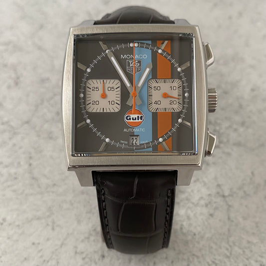 Tag Heuer Monaco Gulf Limited Edition CAW211R Watch - Showcase