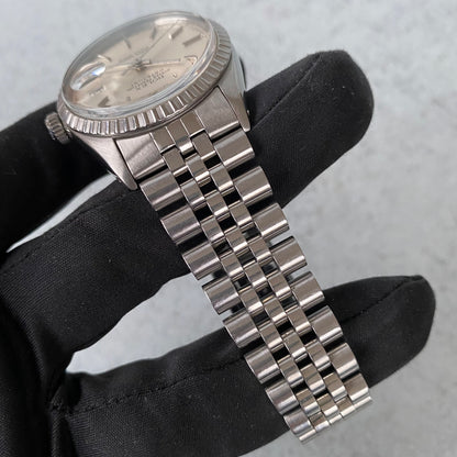 1979 Rolex Datejust Oyster Perpetual 16030 Steel Swiss Quickset Vintage Watch