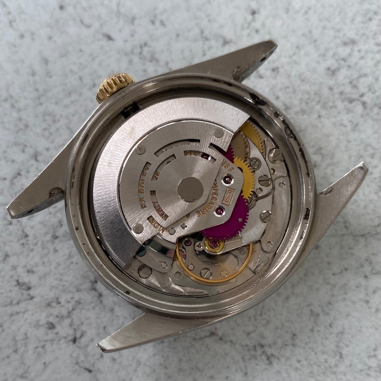 1978 Rolex Datejust Oyster Perpetual 1601 Bi-Metal Swiss Vintage Watch