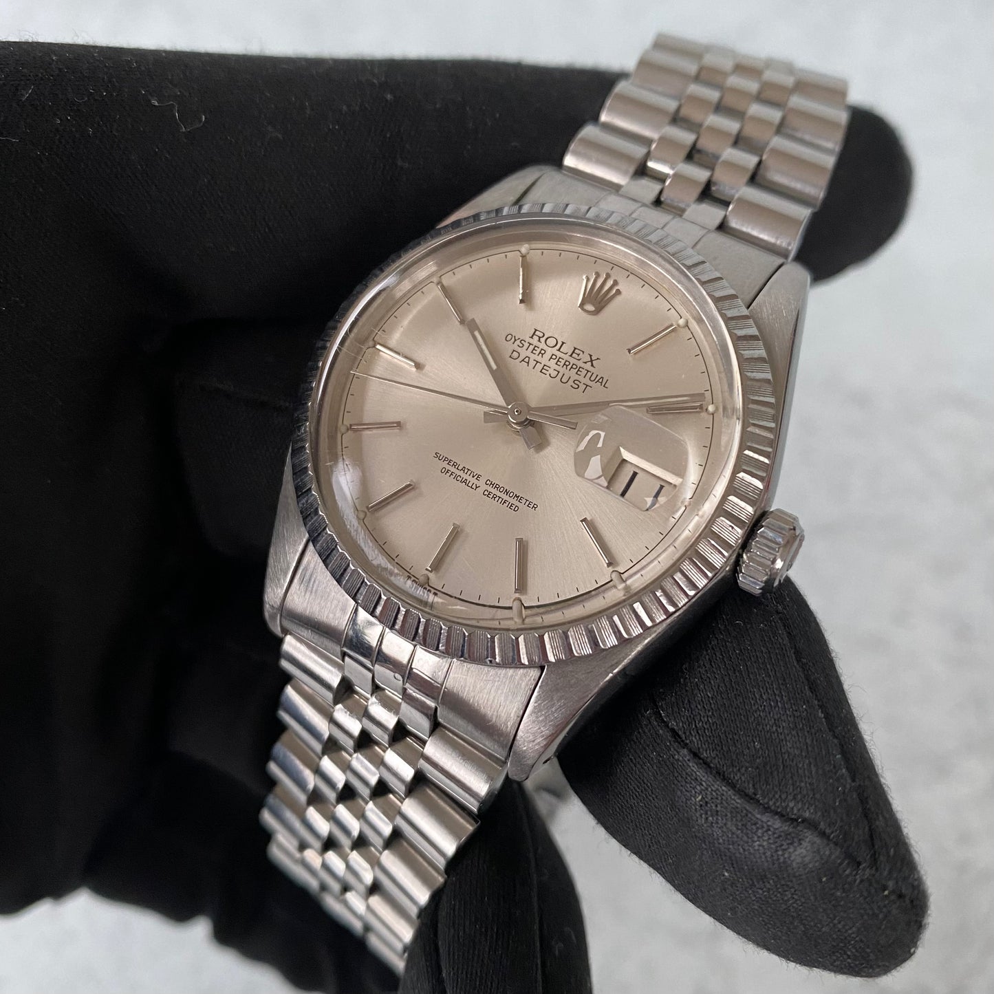 1979 Rolex Datejust Oyster Perpetual 16030 Steel Swiss Quickset Vintage Watch