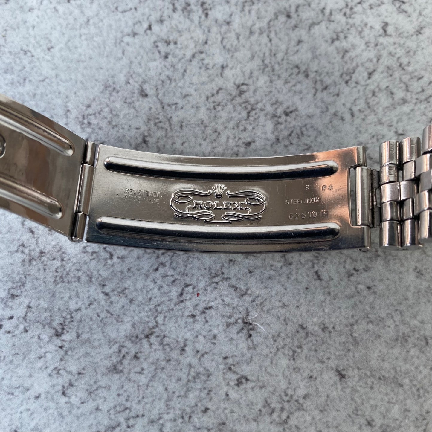 1970 Rolex Datejust Oyster Perpetual 1603 Engine Turned Bezel Swiss Watch